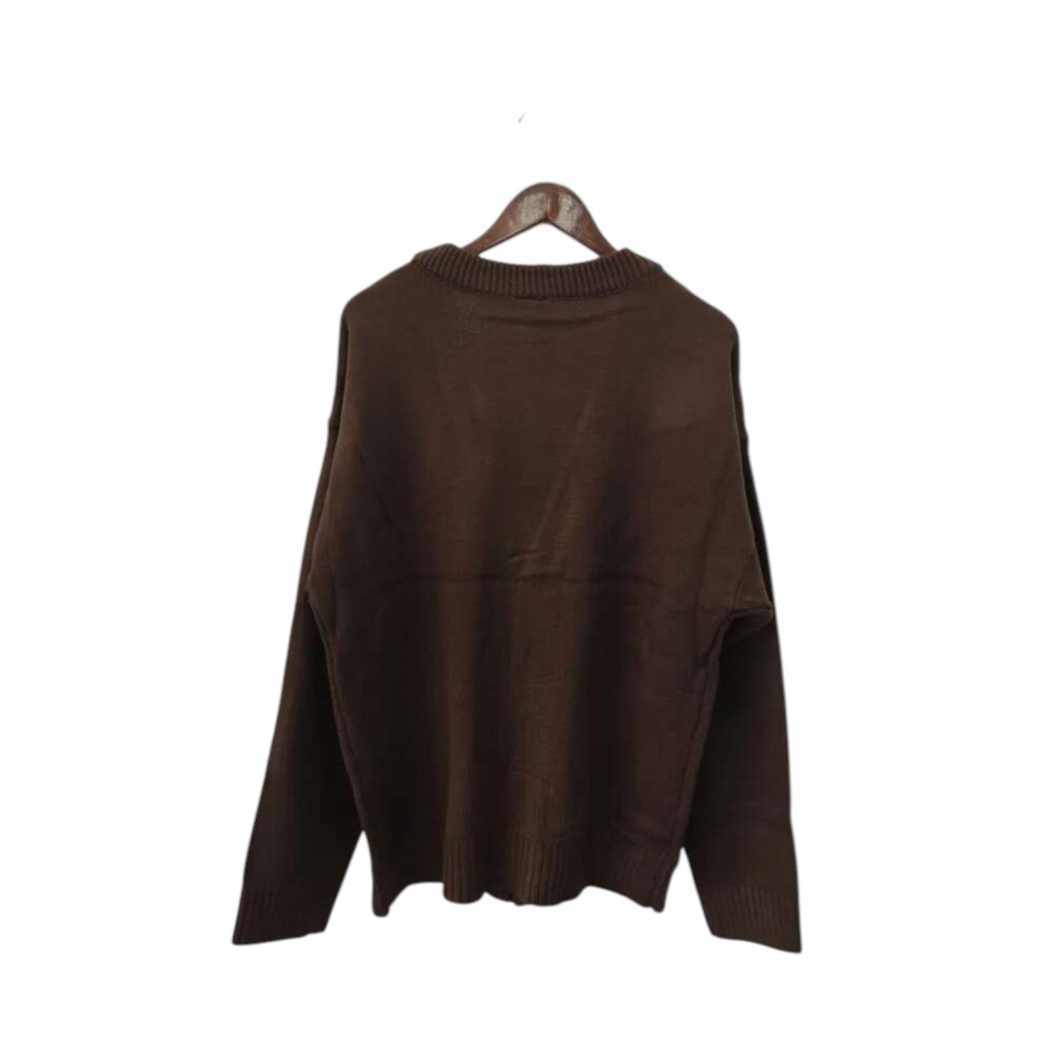 Archer & Vaughn™ Oversized Knit Cardigan – Men's Minimalist V-Neck Sweater Coat