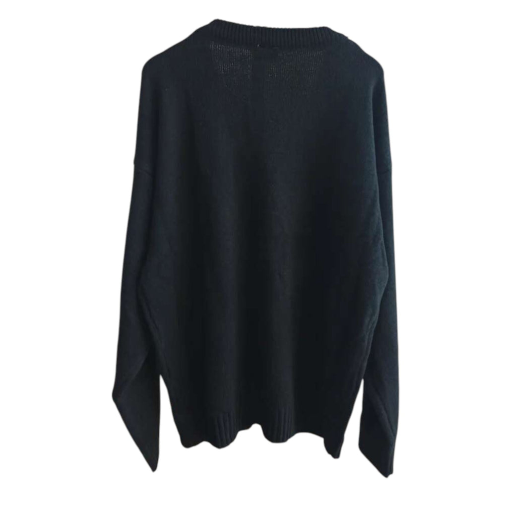 Archer & Vaughn™ Oversized Knit Cardigan – Men's Minimalist V-Neck Sweater Coat