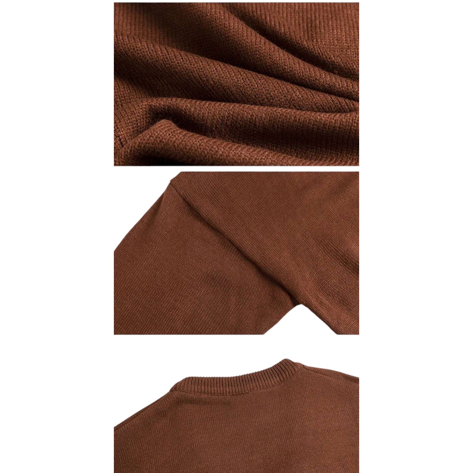 Archer & Vaughn™ Oversized Knit Cardigan – Men's Minimalist V-Neck Sweater Coat