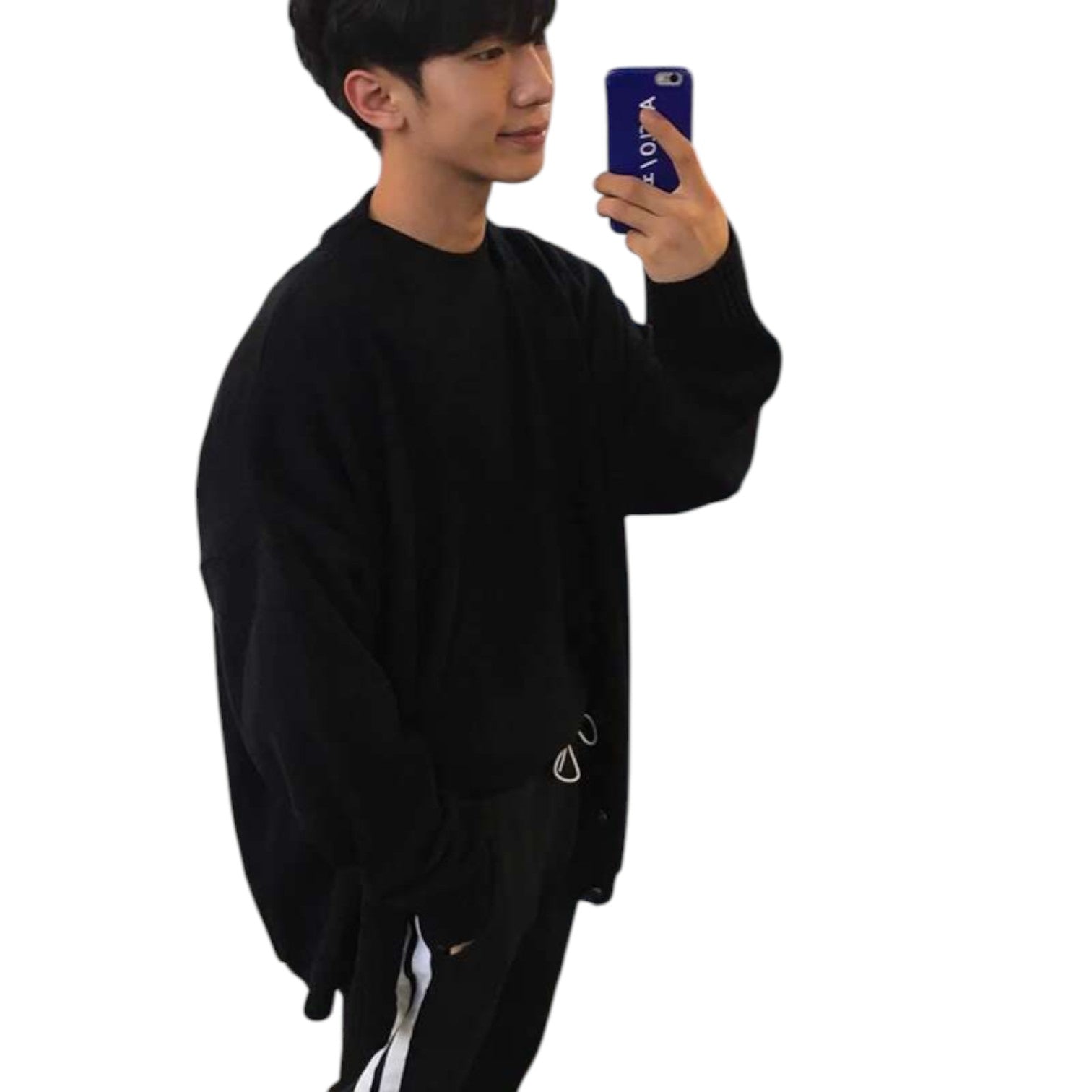 Archer & Vaughn™ Oversized Knit Cardigan – Men's Minimalist V-Neck Sweater Coat