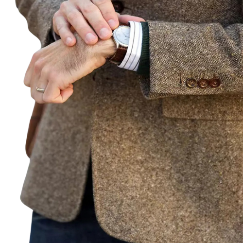 The Scholar’s Heritage Blazer – Elbow Patch Wool Edition