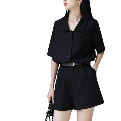 Structured Short Sleeve Shirt