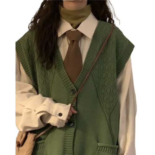 Preppy Knit Sweater Vest