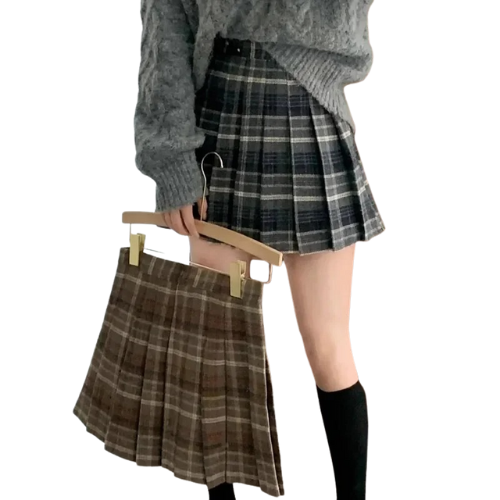 Heritage Plaid Pleated Skirt