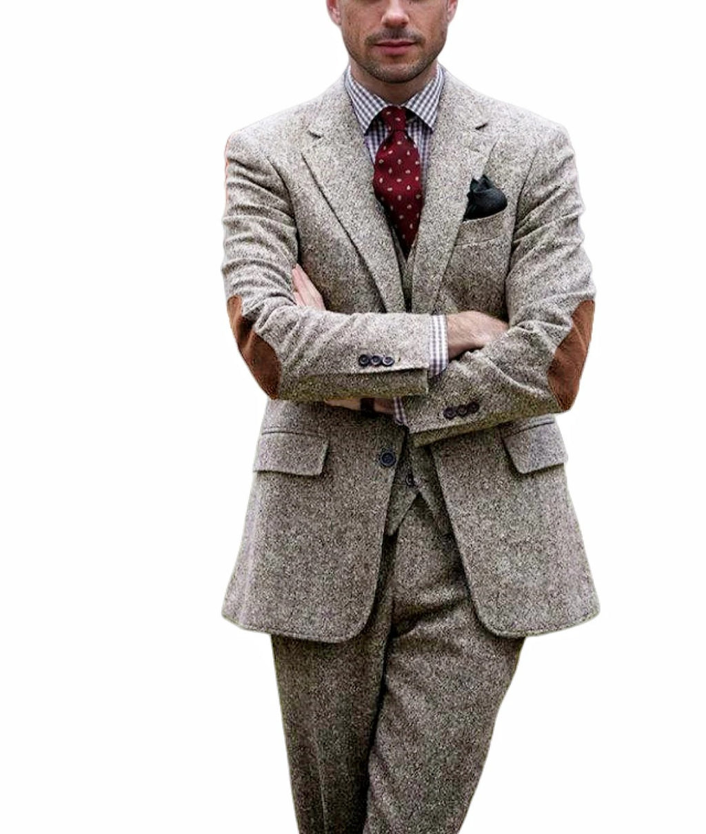 The Scholar’s Heritage Blazer – Elbow Patch Wool Edition