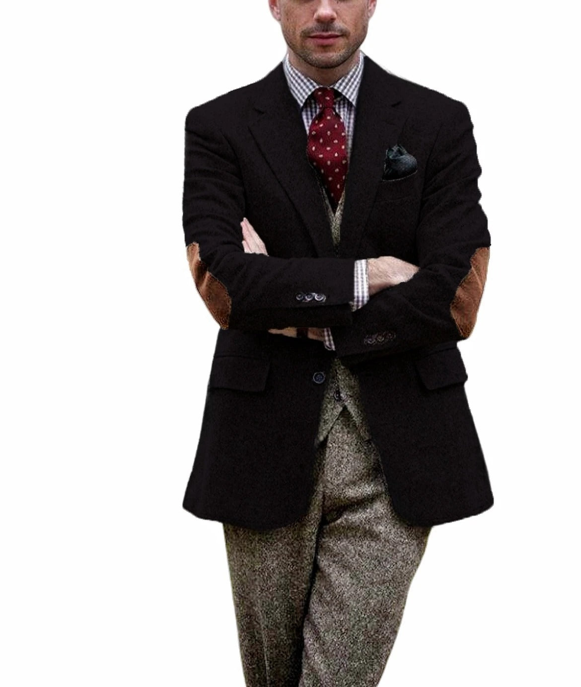 The Scholar’s Heritage Blazer – Elbow Patch Wool Edition